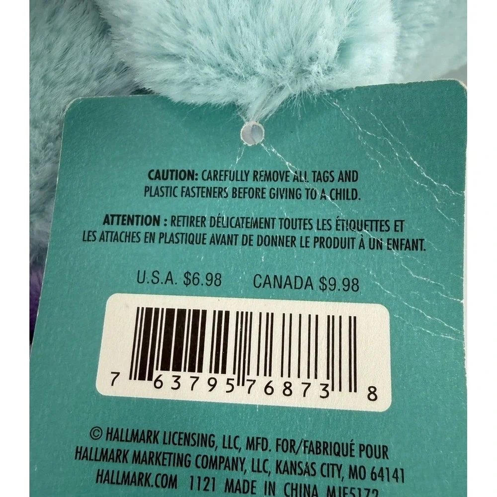 Hallmark 2022 Blue Purple Plush‎ Bunny Lovey Soft 12